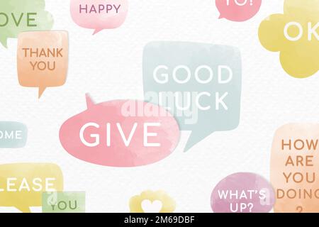 Colorful speech bubble vectors set Stock Vector