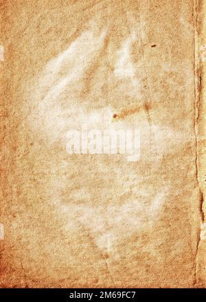 Old collapsing paper with cracks and scratches Stock Photo