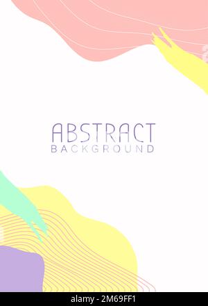 Abstract topographic patterned background vector Stock Vector