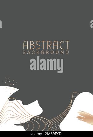 Abstract topographic patterned background vector Stock Vector