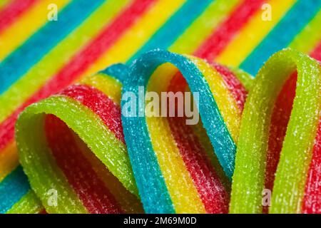 Sour Jelly Strips Candy Shop Colorful Stock Photo 1481597360