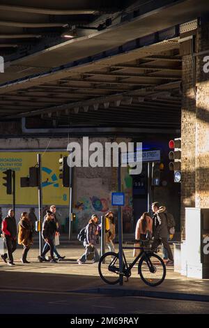 London Bridge Station National Rail Stock Photo