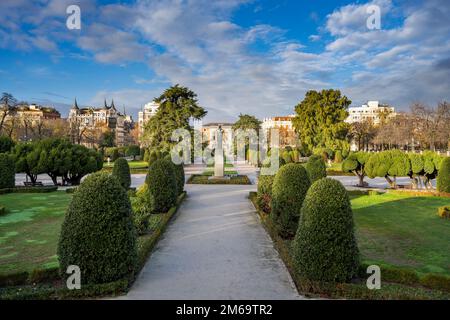 Buen Retiro Park (Parque del Buen Retiro), Madrid, Spain Stock Photo