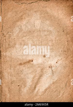 Old collapsing paper with cracks and scratches Stock Photo