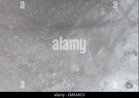 Silver color slime background surface close up view Stock Photo