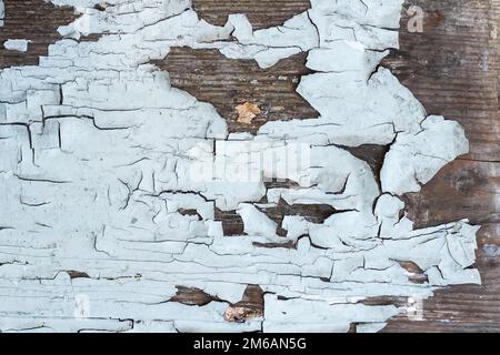 White painted wood texture seamless rusty grunge background, Scratched white  paint on planks of wood wall. Stock Photo