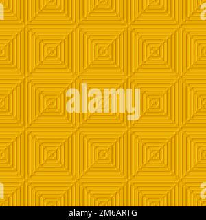 Seamless orange embossed lines Stock Photo