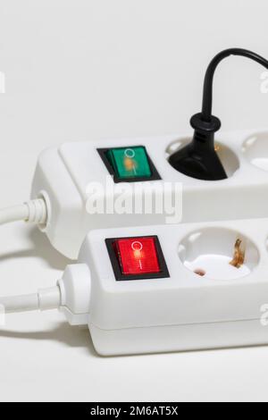Socket strips for connecting electrical devices, power outlet strip ...