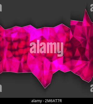 Abstract broken glass background on dark gray Stock Photo