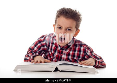 Angry student Stock Photo