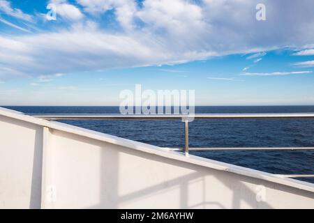 Mediterranean, GNV ferry from Genoa to Tangier, Landscape Stock Photo