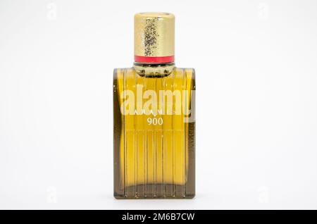 Aachen February 2021: Close-up of a miniature Aramis 900 by Aramis Herbal Eau de Cologne Eoc Stock Photo