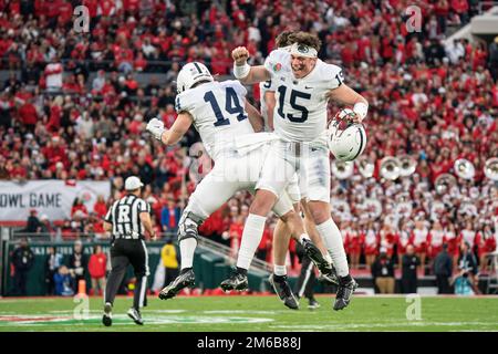 Penn State Quarterback Drew Allar Scrambles During The First Half Of An ...