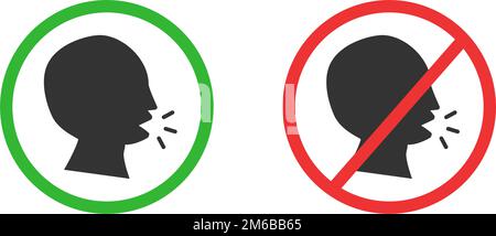 https://l450v.alamy.com/450v/2m6bb65/talking-prohibition-and-permission-icon-set-conversation-restrictions-editable-vector-2m6bb65.jpg