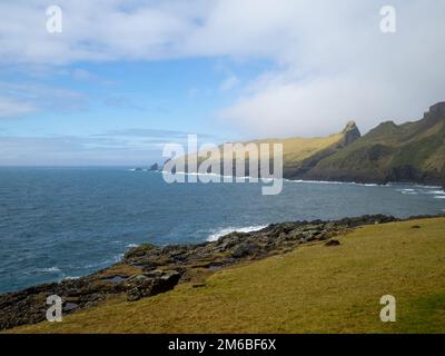 Mykineshólmur seen from the island Stock Photo