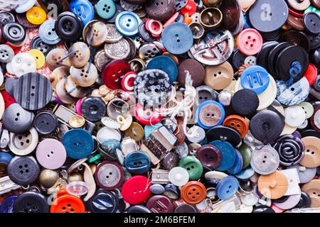 Group of colorful buttons Stock Photo