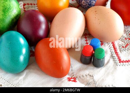 Easter eggs Stock Photo