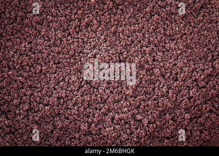 Purple volcanic lava flow basalt fields close up macro background ...