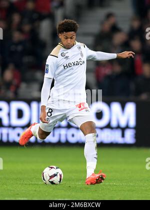 LILLE - Jens Cajuste of Stade Reims during the French Ligue 1 match ...