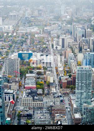 Aerial view of downtown Toronto Stock Photo - Alamy