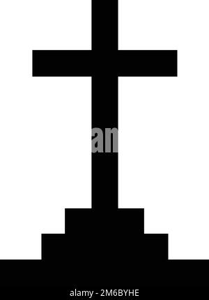 cross icon over white background, vector illustration Stock Vector ...