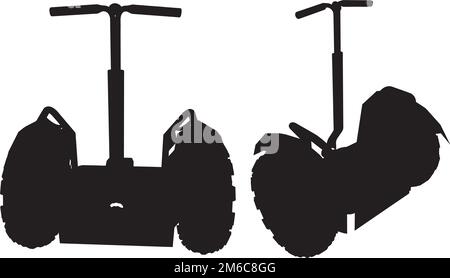 Two Wheeler Personal Transporter Vector Stock Vector