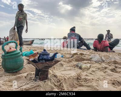 Mauritania, Nouakchott, fishermen's market Stock Photo