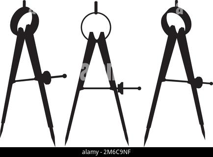 Divider Compasses Vector Stock Vector