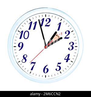 Daylight Saving Time. USA time zone 2017. Stock Photo
