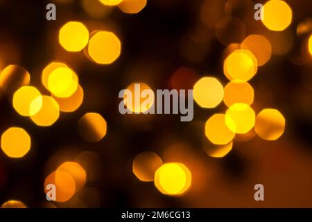 Colorful bokeh. Creative image of bright lights. Blurred background. Stock Photo