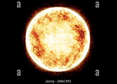 A star in space, like the sun Stock Photo