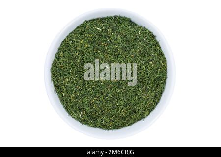 Dill herbs isolated from above exempted Stock Photo