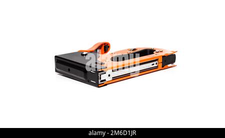Industrial stapler isolated on white Stock Photo