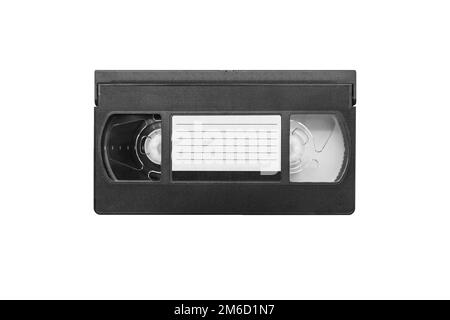 Large picture of an old Video Cassette tape Stock Photo