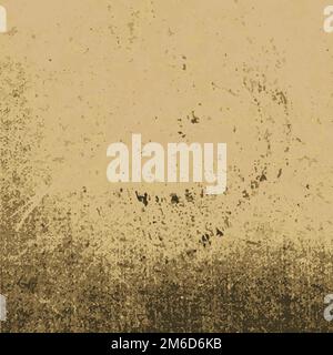Grunge yellow distressed textured background Stock Vector