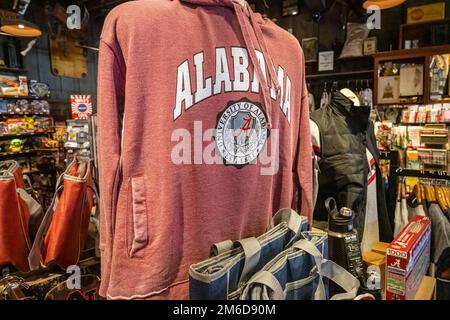 University of Alabama merchandise at the Cracker Barrel Old Country Store in Jasper, Alabama. (USA) Stock Photo