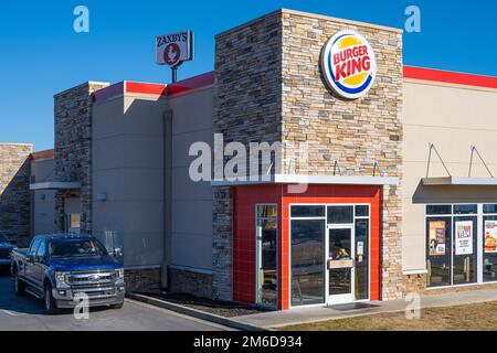 Burger King fast food restaurant drive-thru in Jasper, Alabama. (USA) Stock Photo