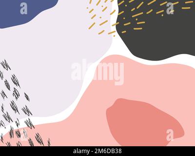 Colorful Memphis design background vector Stock Vector