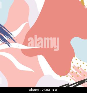 Colorful Memphis design background vector Stock Vector