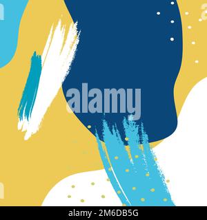 Colorful Memphis design background vector Stock Vector