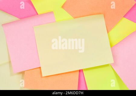 Empty blank note paper notepaper notes copyspace copy space information message background Stock Photo
