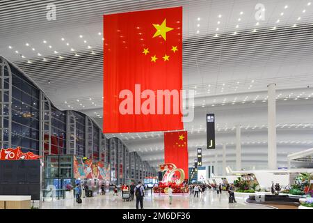 Guangzhou Baiyun International Airport Terminal 2 in China Stock Photo