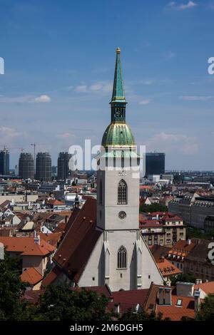 St Martin's Cathedral in Bratislava Stock Photo