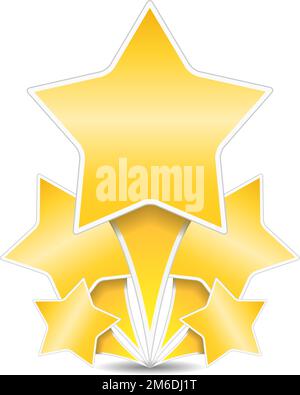 Golden stars, vector eps10 illustration Stock Vector Image & Art - Alamy
