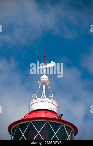 Detail of the Sletterhage Lighthouse in Denmark Stock Photo
