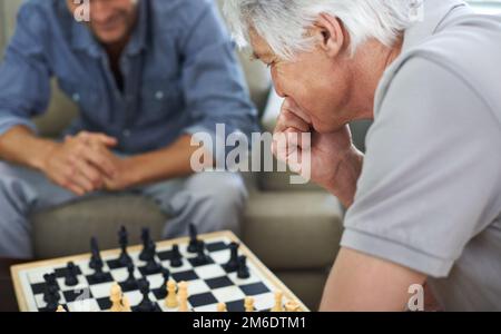 Man Contemplating His Next Move Chess Stock Photo 1948539421