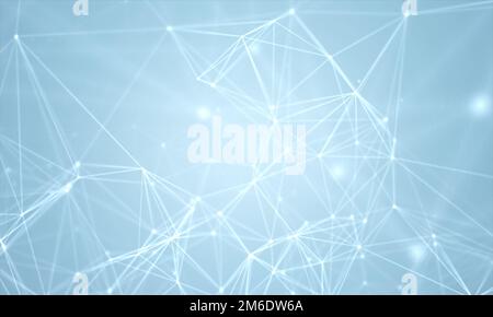 Abstract network background.Lines connection concept.Business technology presentation networking. Stock Photo