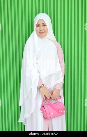 Portrait of a beautiful muslim woman Stock Photo