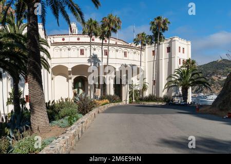 Catalina Casino in Santa Catalina Island, Southern California. Stock Photo