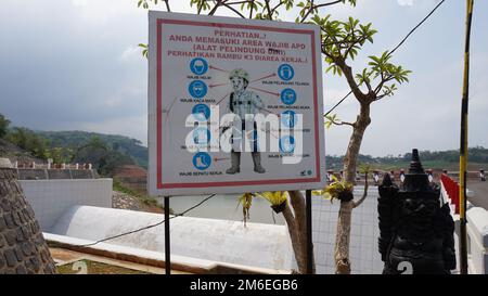 Gondang Reservoir, Karanganyar Central Java Indonesia Stock Photo